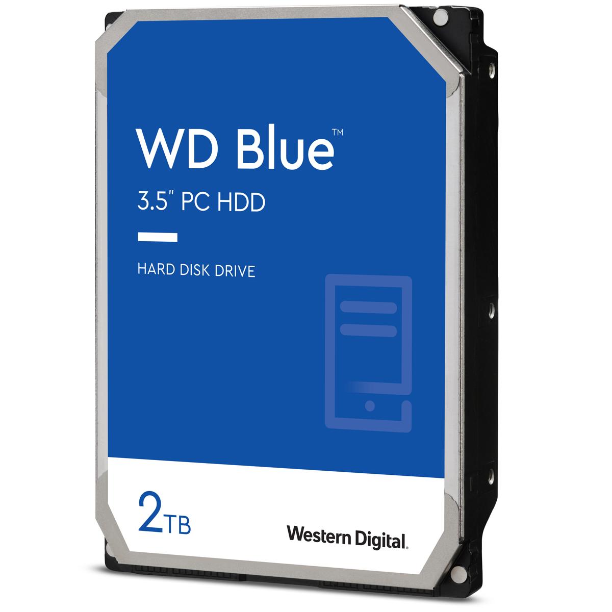

WD 2TB Blue 3.5" PC Desktop Internal Hard Drive, 5400 RPM, SATA 6Gb/s