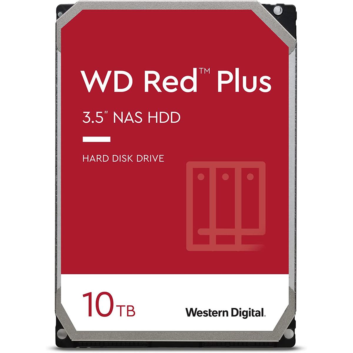 

WD Red Plus 10TB 3.5" SATA III Internal NAS Hard Drive