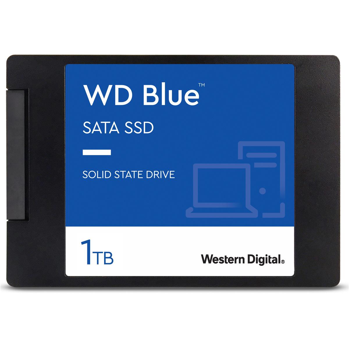 Внутренний твердотельный накопитель WD Blue 1 ТБ 3D NAND SATA III 2,5 дюйма #WDBNCE0010PNC-WRSN