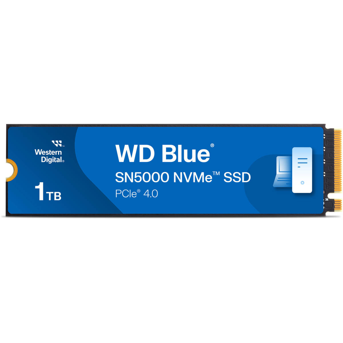 

WD Blue SN5000 1TB NVMe PCIe Gen4 x4 M.2 Internal SSD