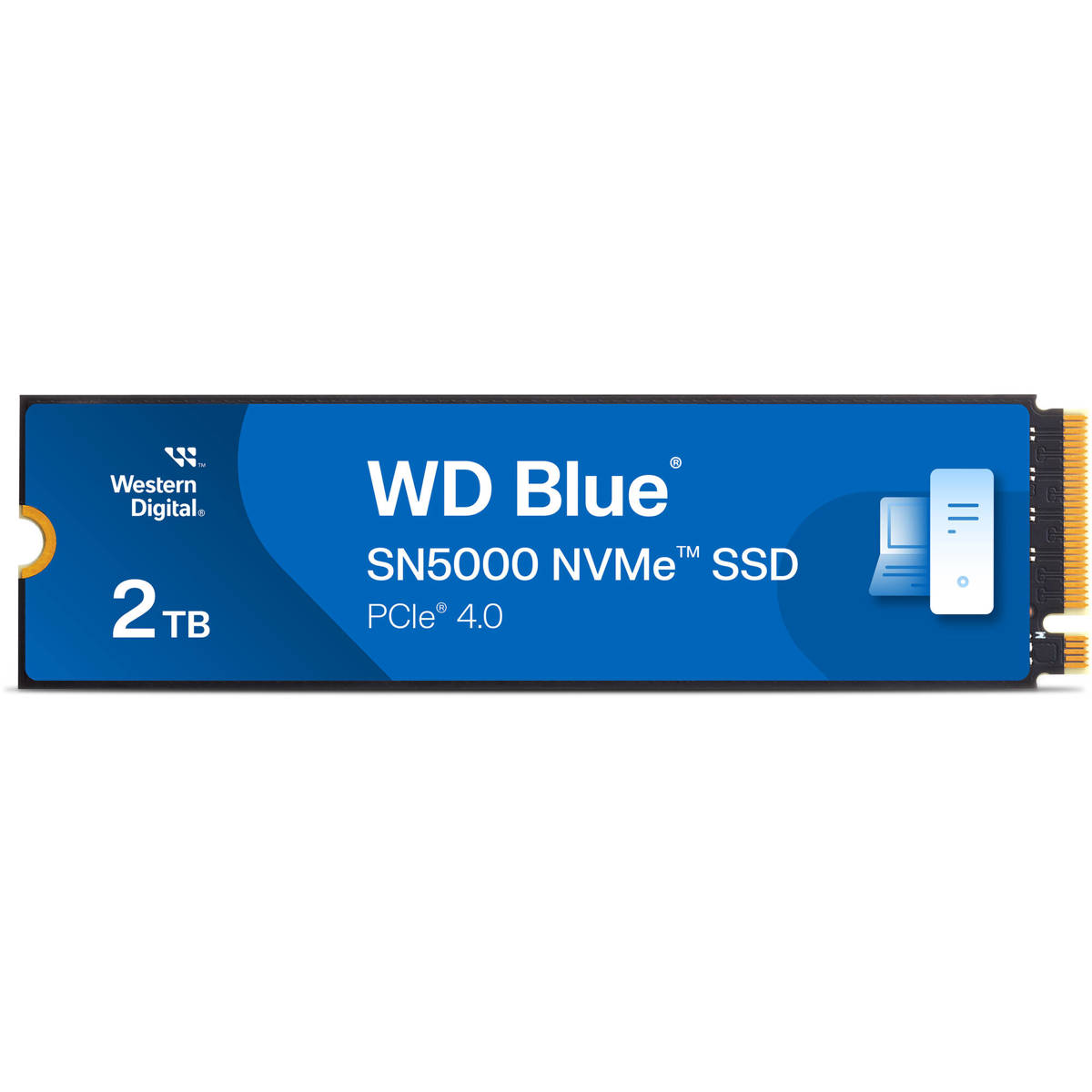 WD Blue SN5000 2TB NVMe PCIe Gen4 x4 M.2 Internal SSD -  WDBS3F0020BNC-WRSN