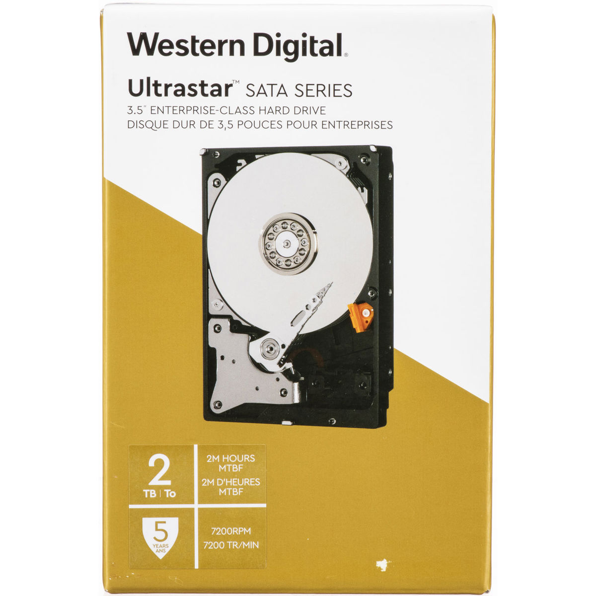 

WD Ultrastar 2TB SATA III 3.5" Internal Data Center Hard Drive, 7200 RPM