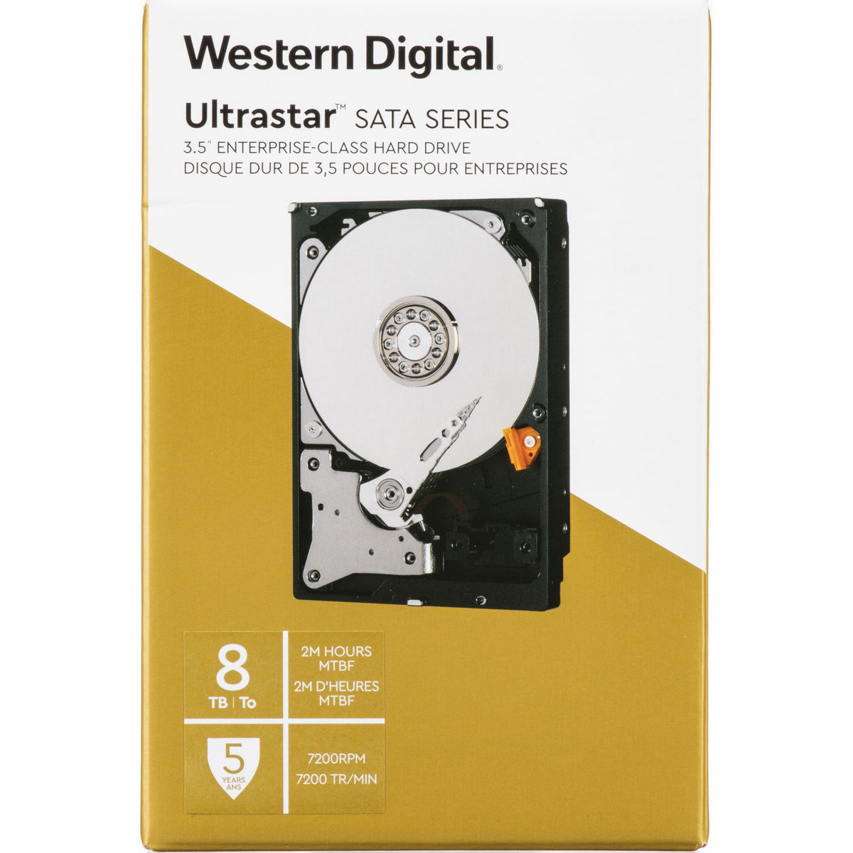 

WD Ultrastar 8TB SATA III 3.5" Internal Data Center Hard Drive, 7200 RPM