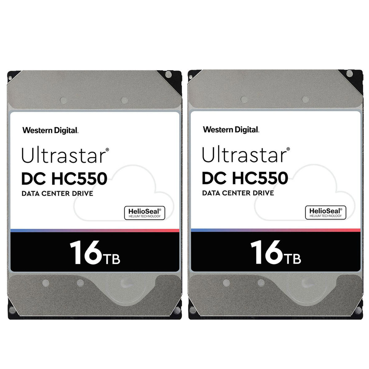 

WD 2 Pack Ultrastar SATA Series 16TB SATA III 3.5" Internal Data Center Hard Drive, 7200 RPM