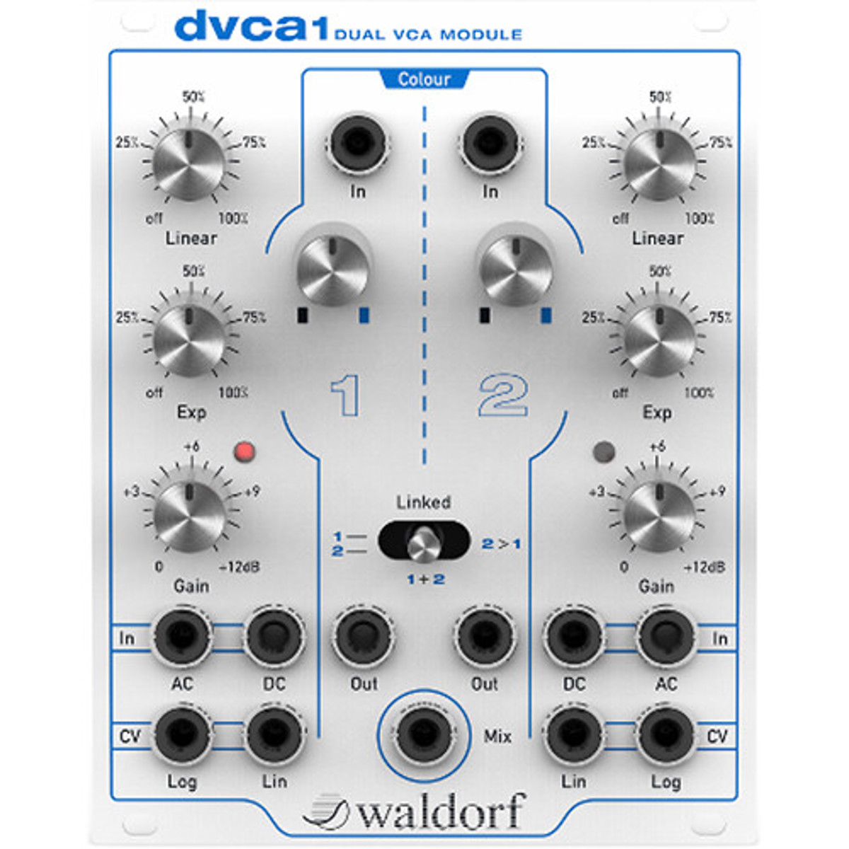 Photos - Synthesizer Waldorf DVCA1 Dual-VCA Module for Eurorack WDF-DVCA-1 