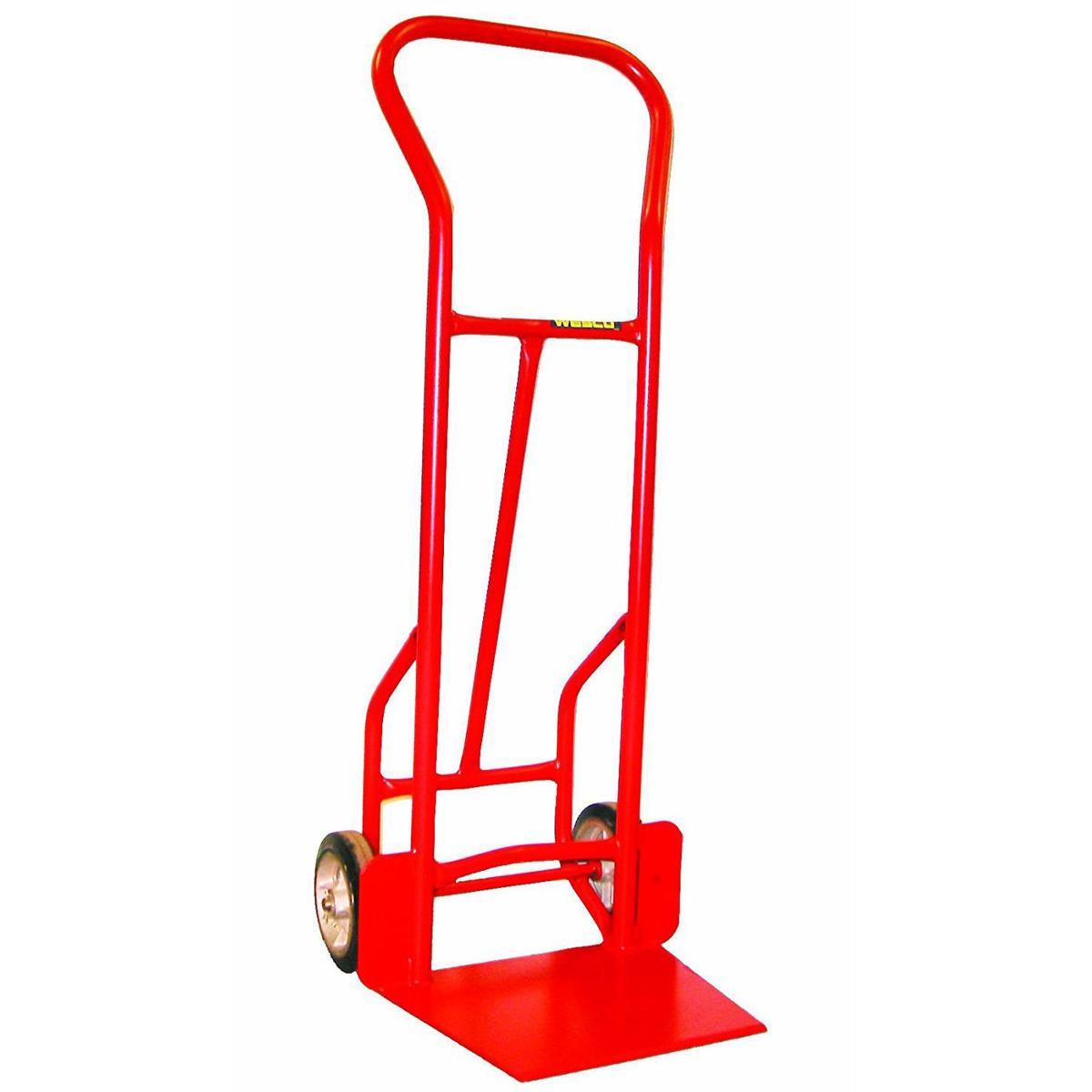 

Wesco Steel Heavy Duty Shovel Nose Hand Truck, 20.5x53x22", Orange
