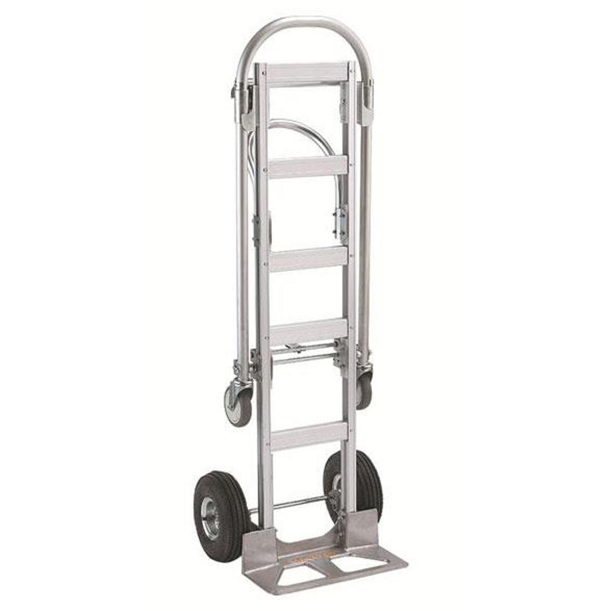 

Wesco Spartan Economy Aluminum 2-in-1 Sr. Truck, Pneumatic Wheels, 22x61.5x19"