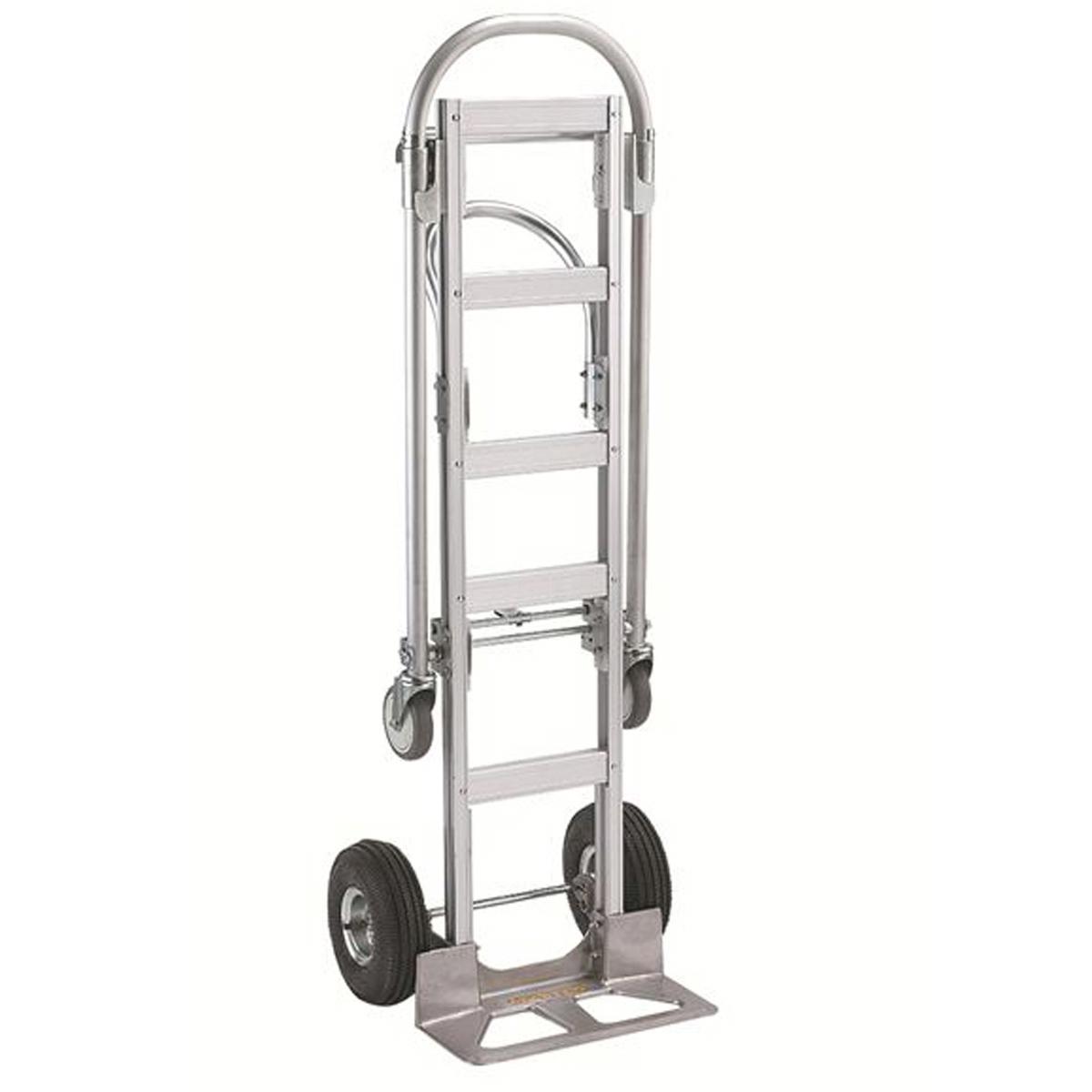 

Wesco Spartan Economy Aluminum 2-In-1 Sr. Convertible Hand Truck, 22x61.5x19"