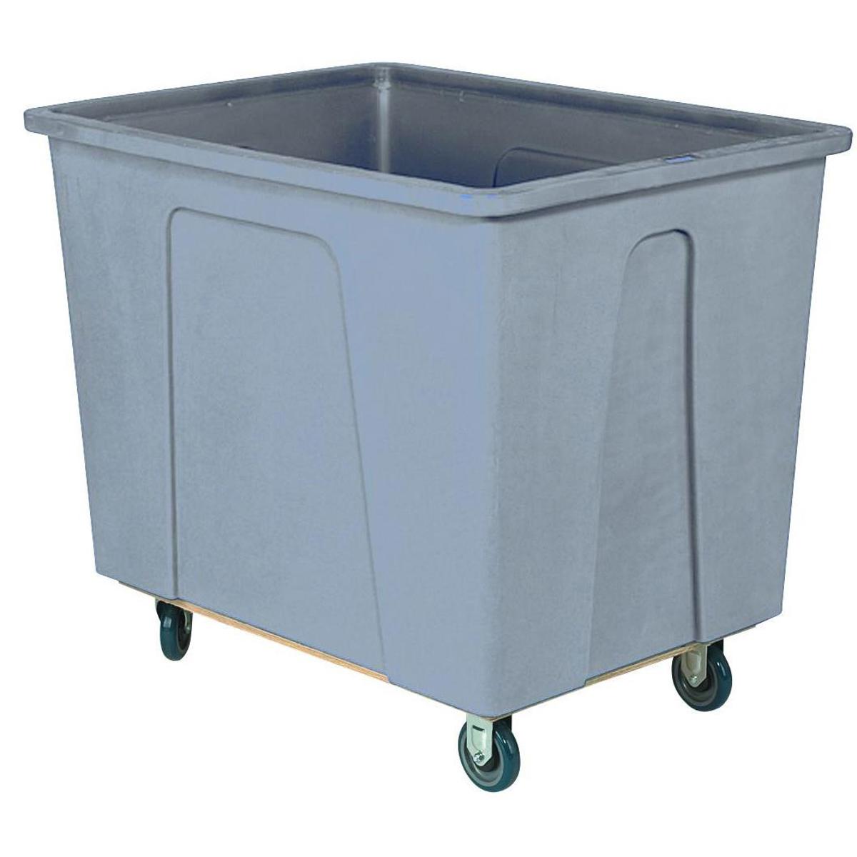 

Wesco 20 Bushel Plastic Box Truck, 40x34x46", Gray