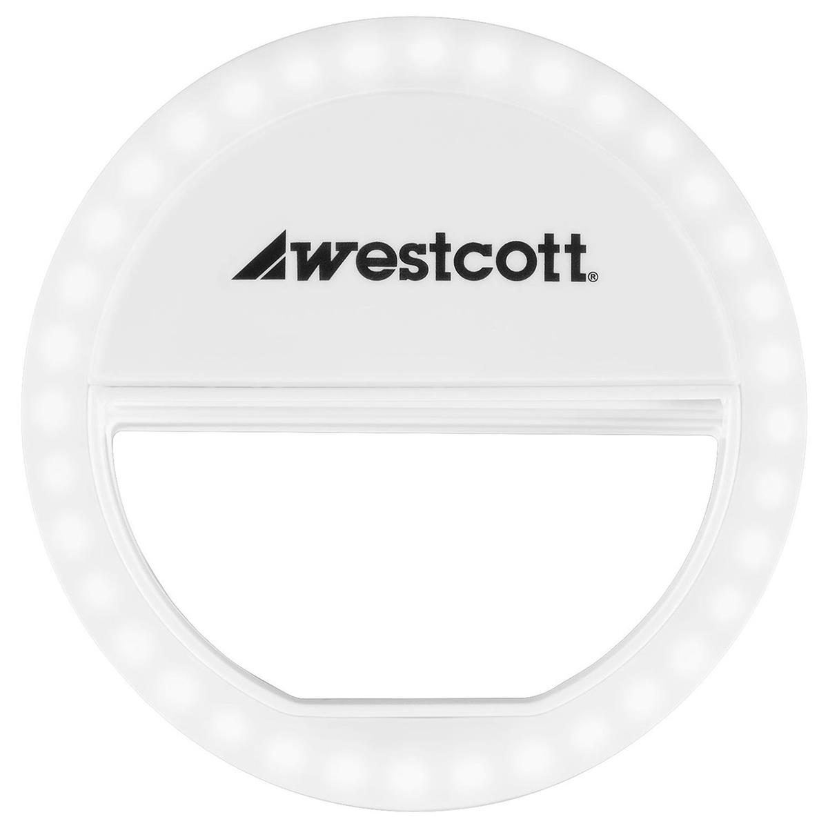 Westcott 3,5-дюймовая универсальная кольцевая мини-лампа для мобильных телефонов/устройств #4350