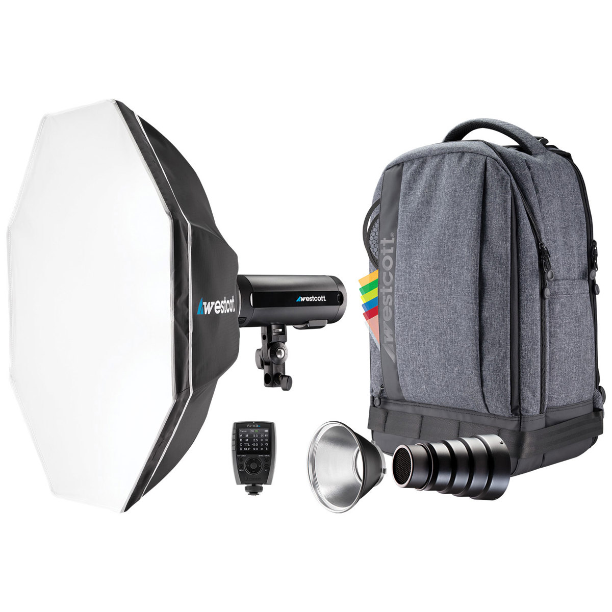 

Westcott FJ200 Strobe 1-Light Backpack Kit w/FJ-X3m Universal Wireless Trigger