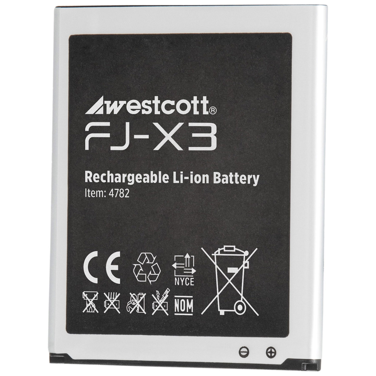 

Westcott 11Wh 3.8V 1500mAh DC Lithium-Ion Battery for FJ-X3 Flash Trigger, Black