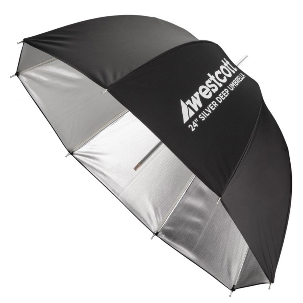 

Westcott 24" Deep Umbrella with Silver Interior