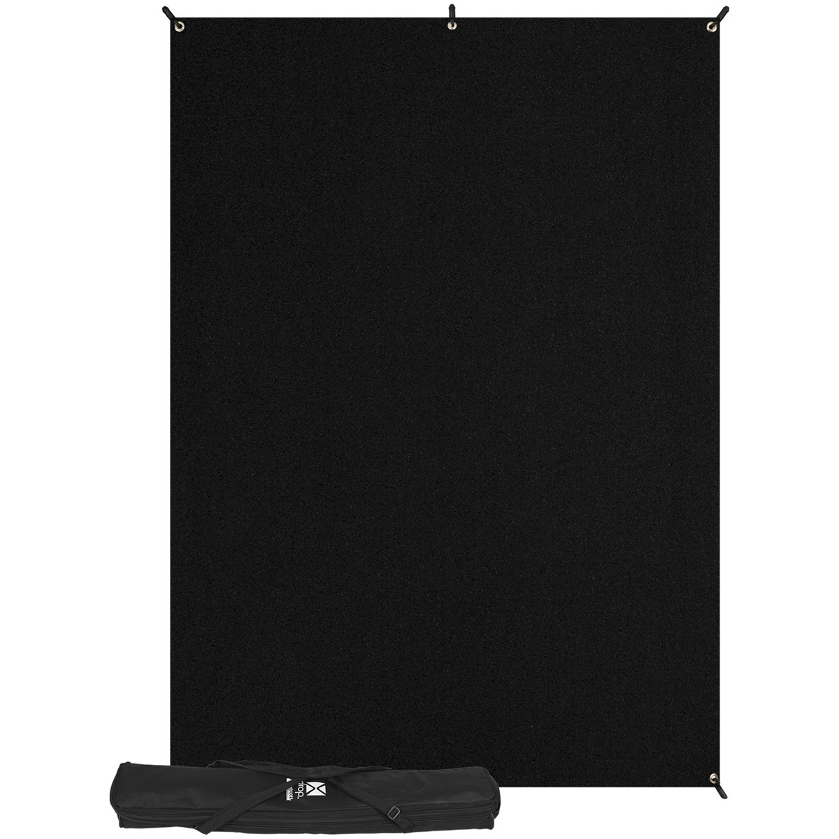 Westcott 5 x 7 Black X-Drop Backdrop Kit, с X-Drop Stand и Travel # 578K