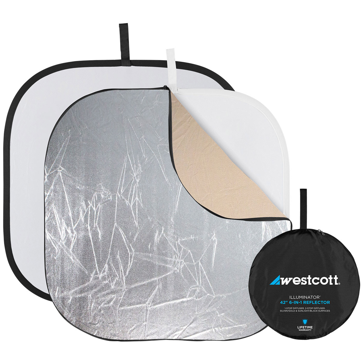 

Westcott 42" Illuminator Collapsible 6-in-1 Reflector Kit