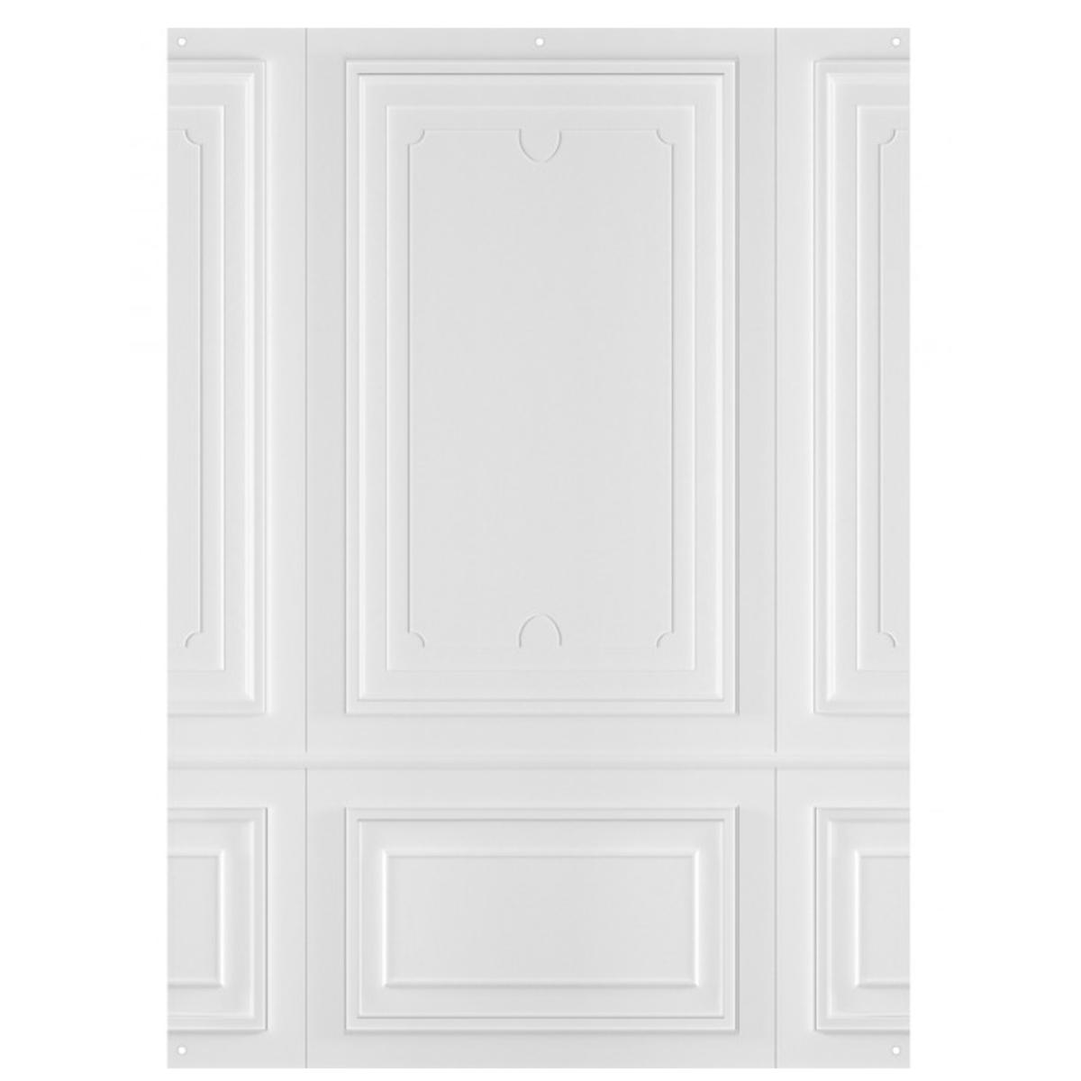 

Westcott 5x7' X-Drop Matte Vinyl Backdrop, Classic Wall Molding