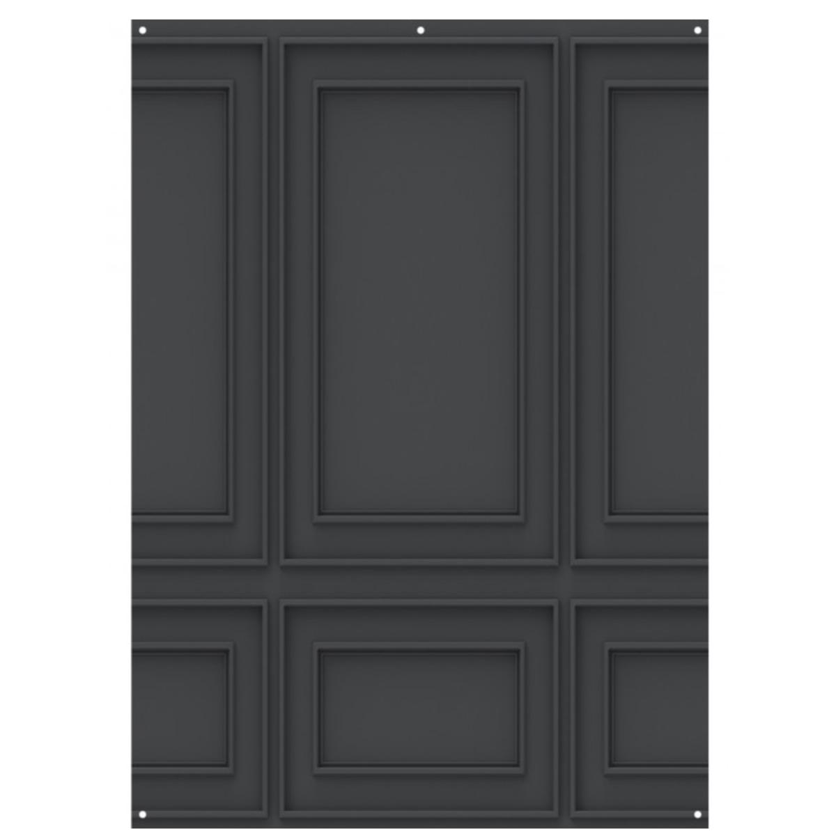 Westcott X-Drop Matte Vinyl Backdrop, молдинг темных стен, 5x7 #648