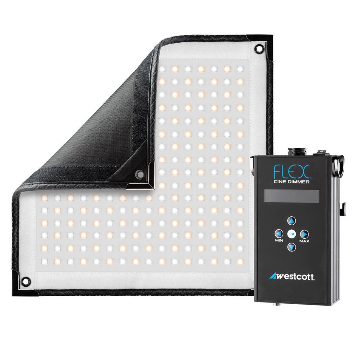 

Westcott Flex Cine 1x1' Bi-Color Mat 1-Light Set, Dimmer, AC Adapter