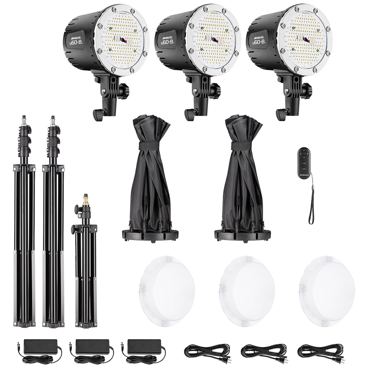 

Westcott U60-B 60W Bi-Color LED 3-Light Softbox Kit