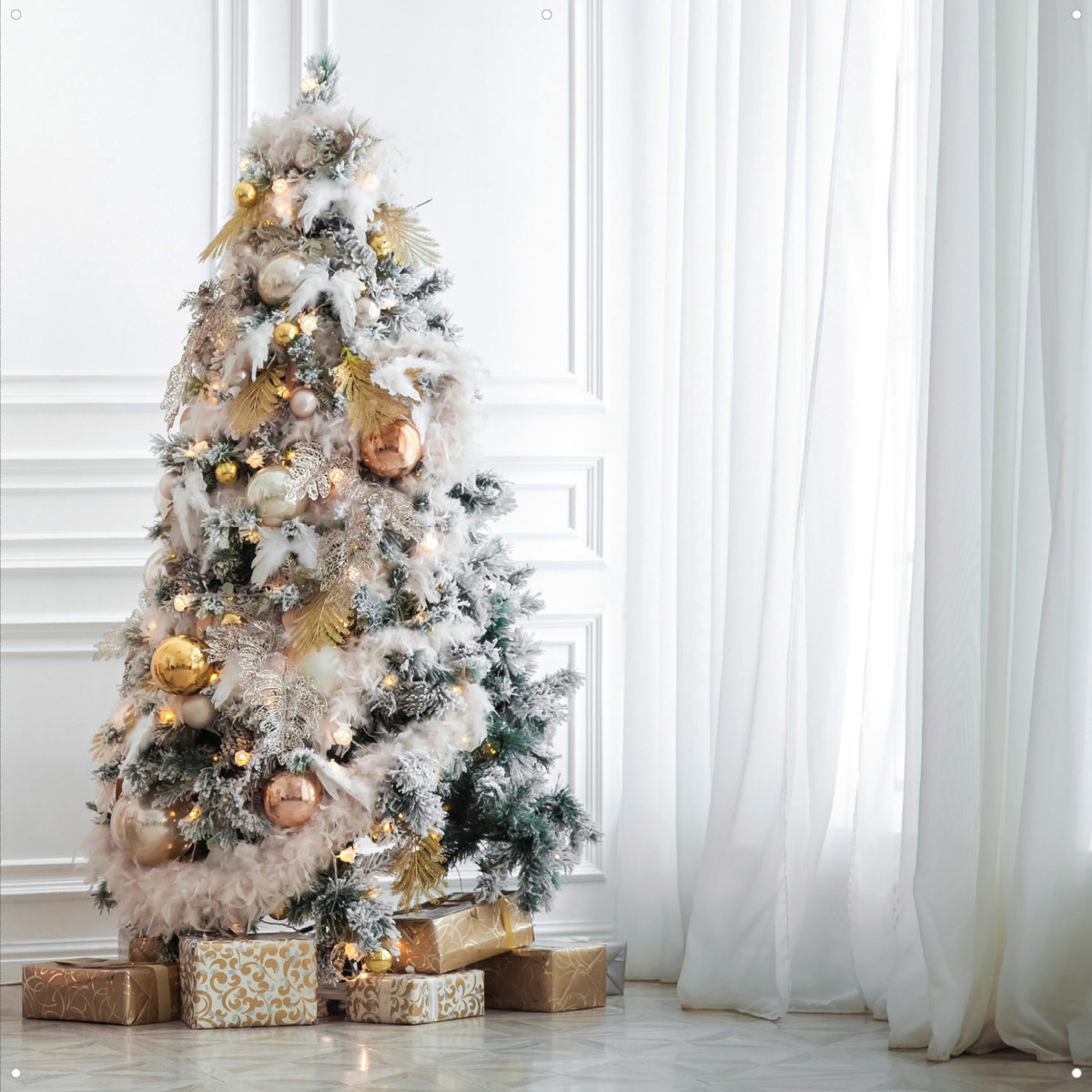 

Westcott 8x8' X-Drop Pro Fabric Backdrop, Christmas Morning