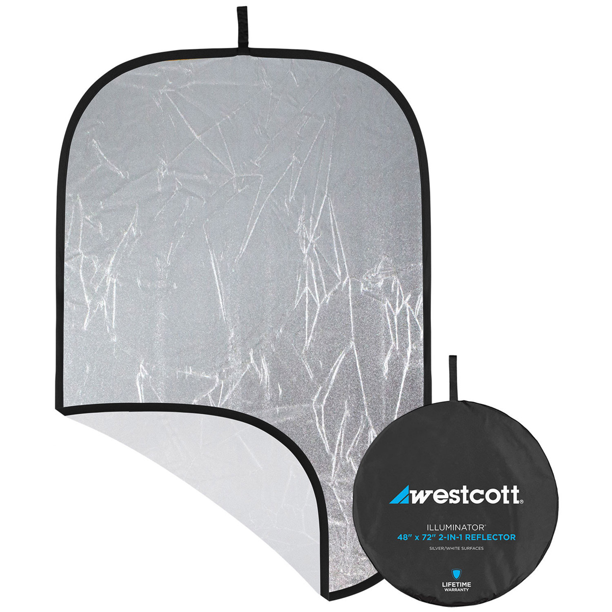 

Westcott Illuminator Reflector Panel 48x72,Silver/White