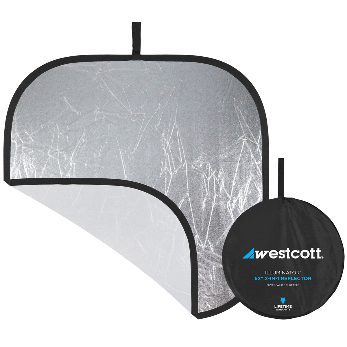 

Westcott 52" Illuminator Collapsible 2-in-1 Silver/White Bounce Reflector