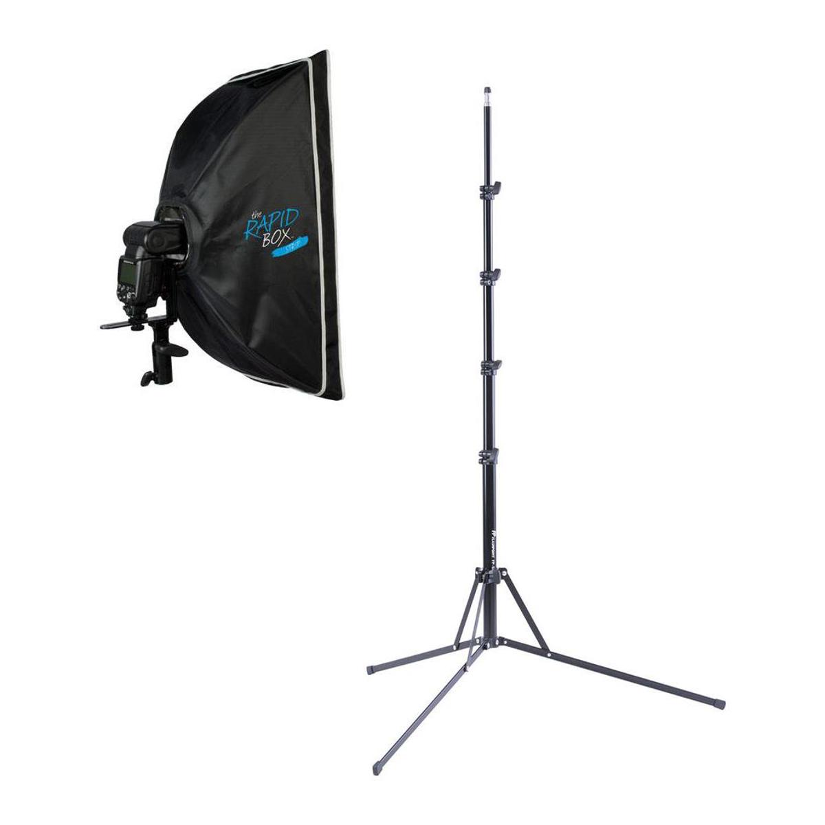 

Westcott Rapid Box 10x24" Strip With Flashpoint Nano Light Stand - 8.5'