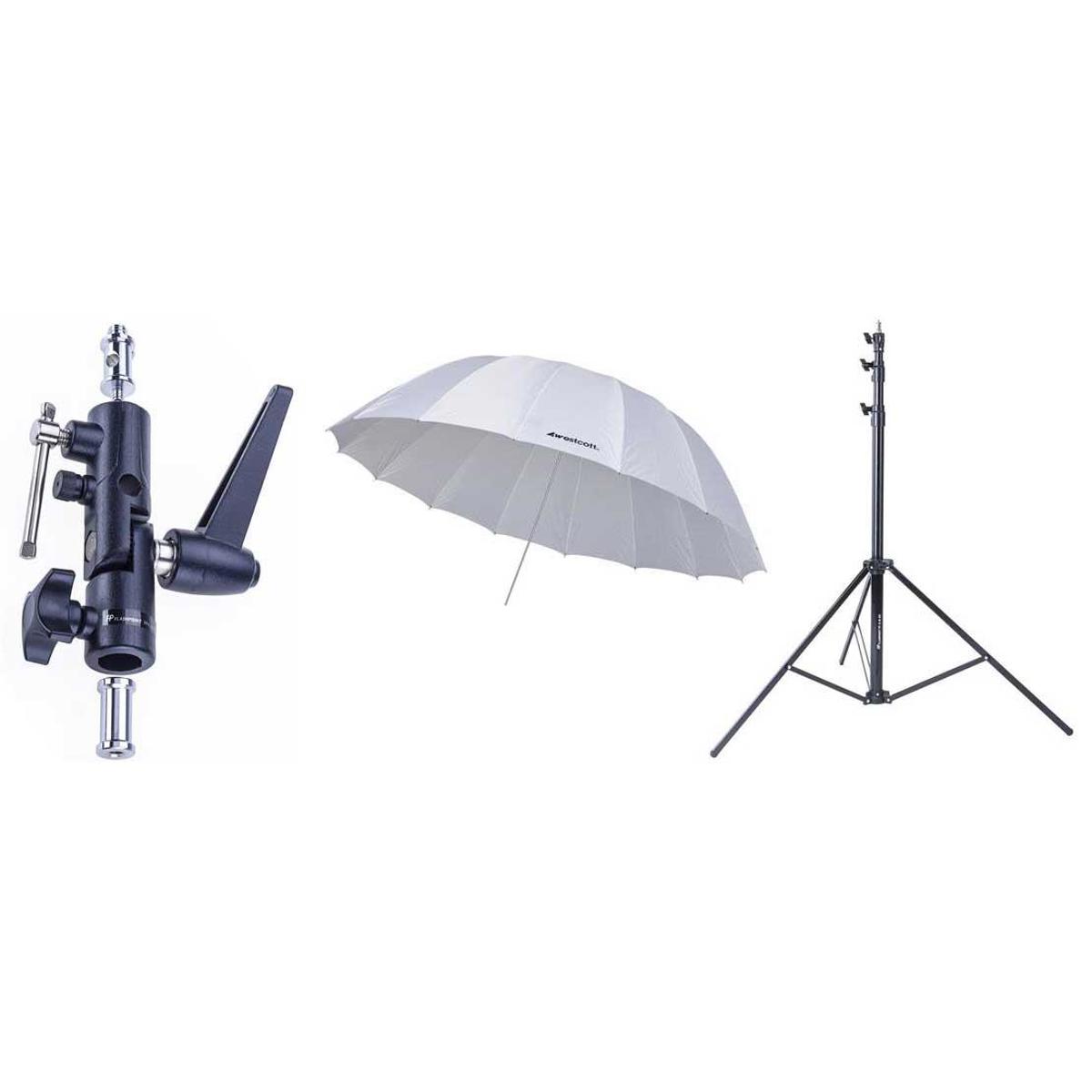 

Westcott 4632 7' Diffusion Parabolic Umbrella Kit, White