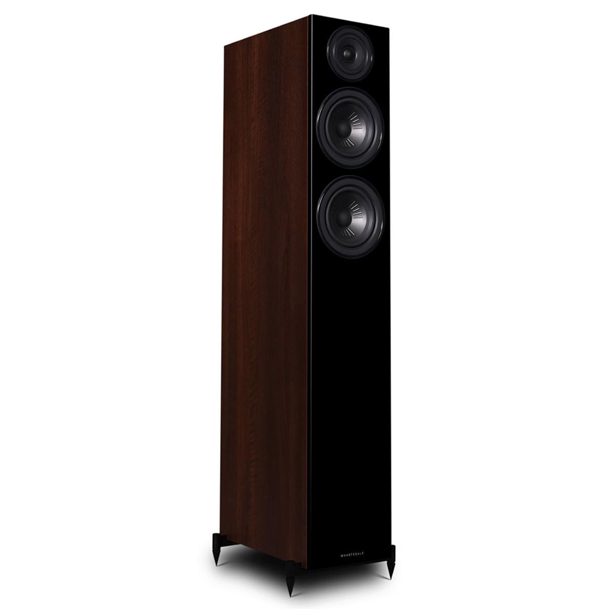 

Wharfedale Diamond 12.4 Dual 6.5" 2.5-Way Floor Standing Speaker, Walnut
