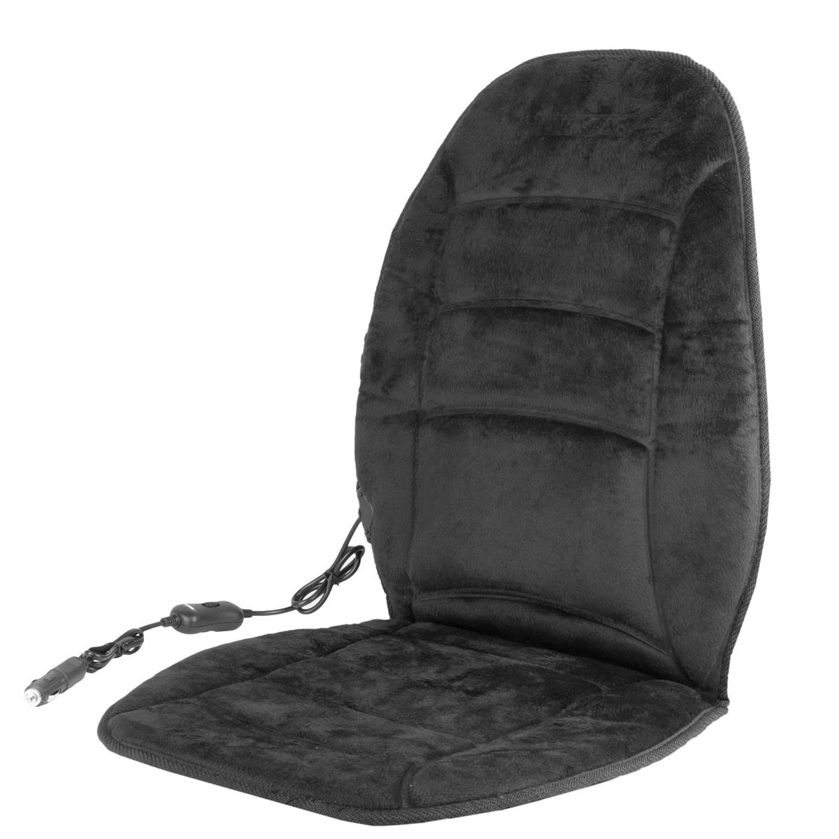 Image of Wagan Deluxe Velour Heated Seat Cushion
