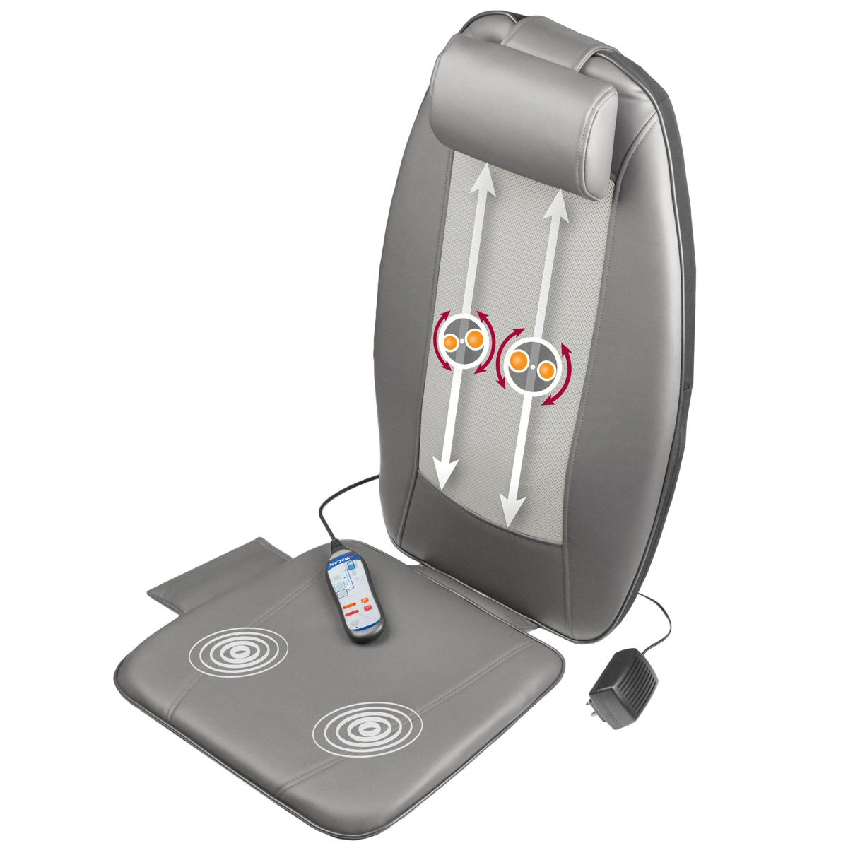 Image of Wagan Heated Shiatsu Massage Cushion