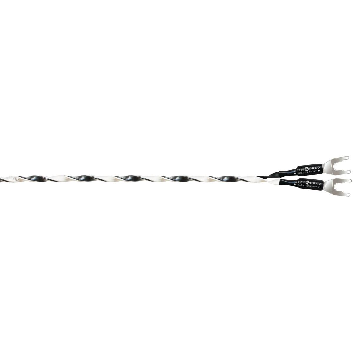 

WireWorld Helicon Silver Spade Connector 16 OCC, HCSS Copper Speaker Cable, 10'