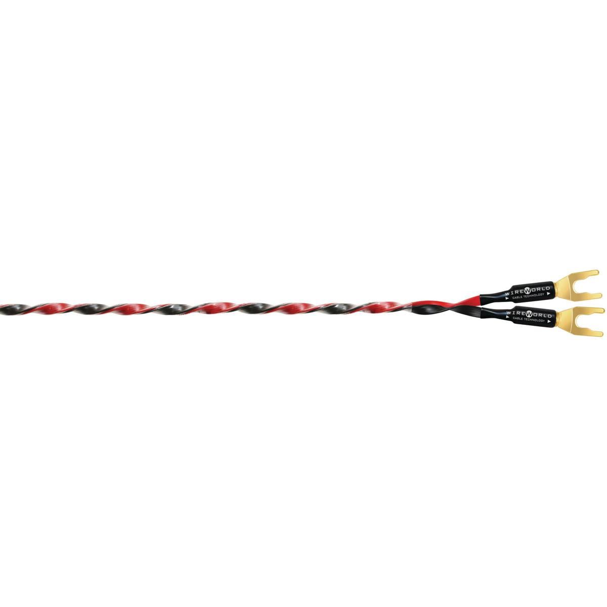 

WireWorld Helicon Gold Spade Connector 16 OFC, HESS Single Speaker Cable, 1.6'