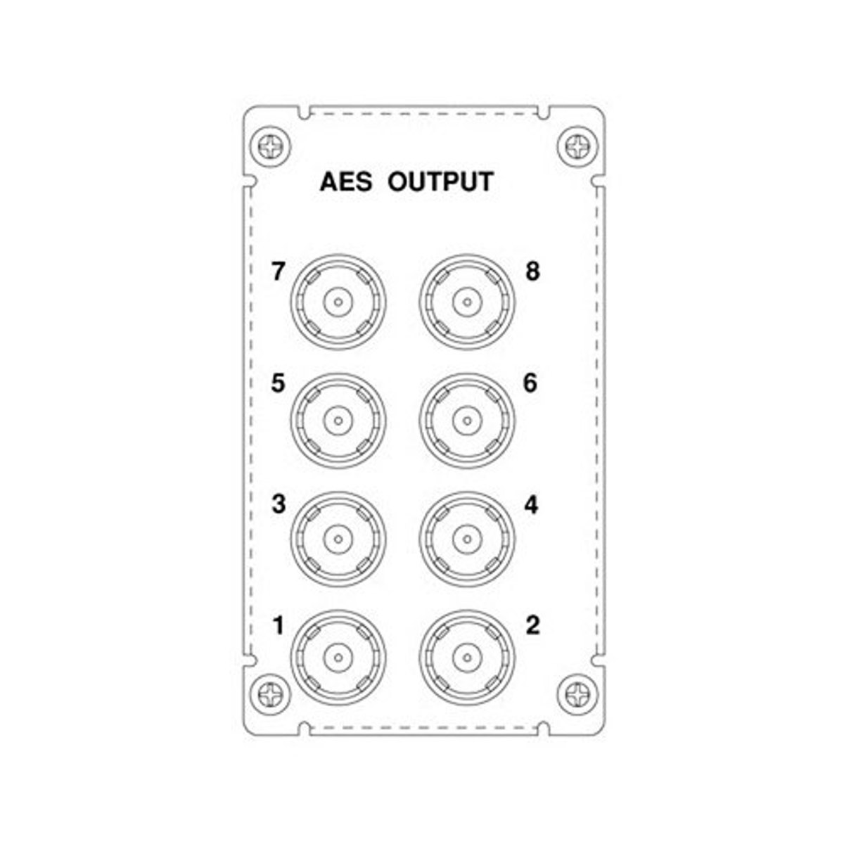 

Wohler 8-Pair 16-Channel AES Audio Output Module, AMP2-E16V-M&AMP2-16V-M Monitor