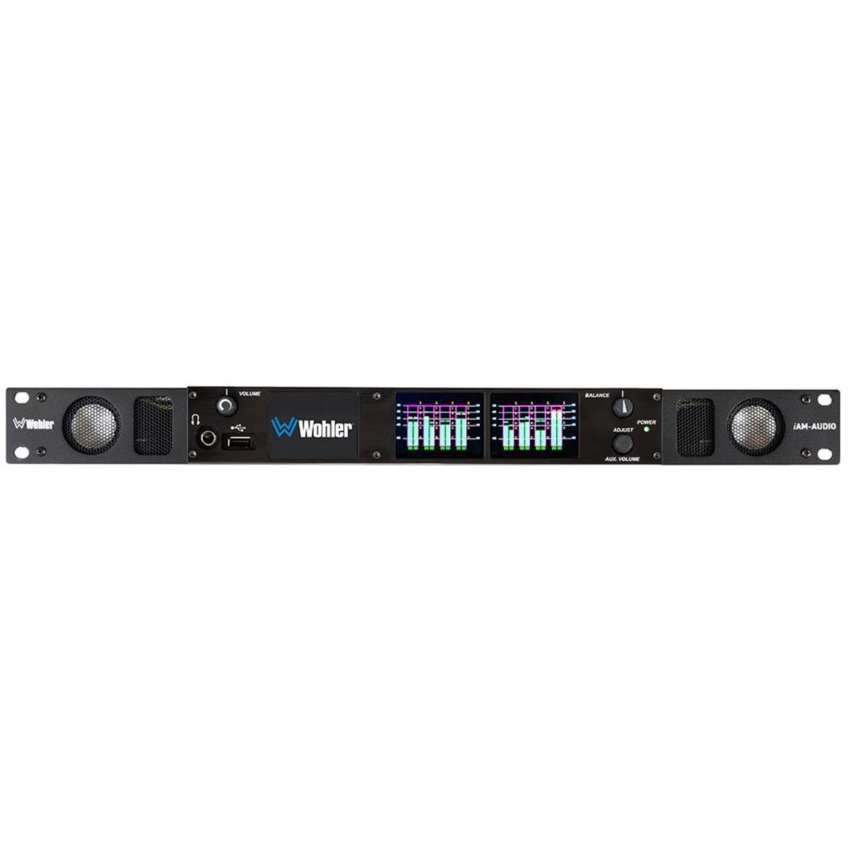

Wohler Multi-Channel Touch-Screen Audio Monitor with Analog Interface, 1RU