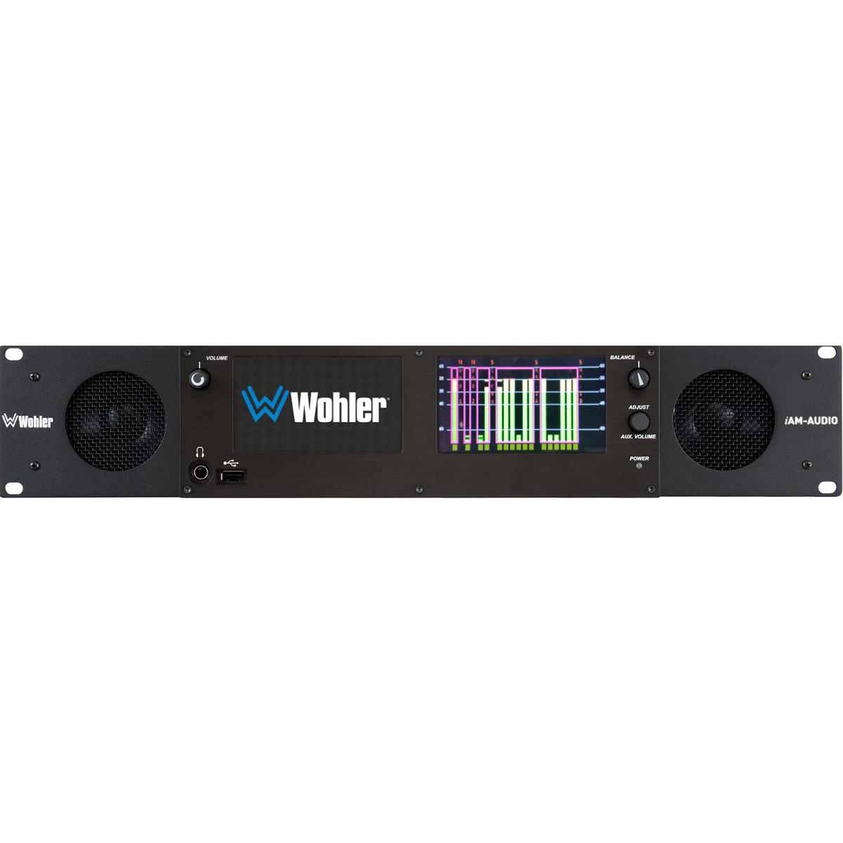 

Wohler Multi-Channel Touch-Screen Audio Monitor with Analog Interface, 2RU