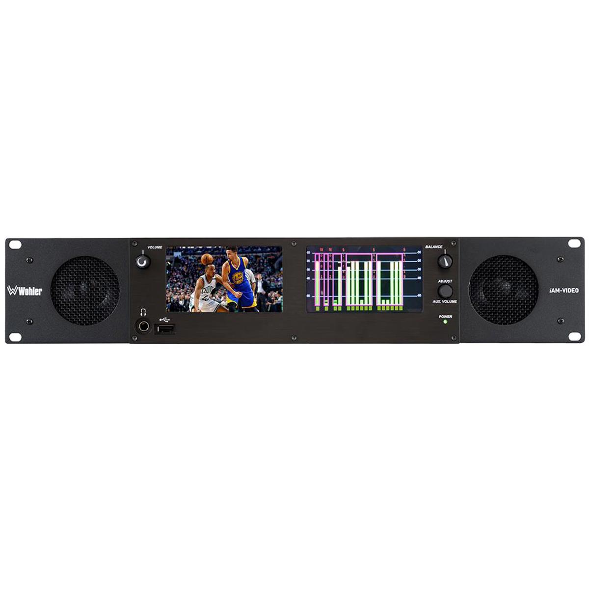 

Wohler Multi-Channel Audio & Video Monitor with MPEG-4/MPEG-2 Interface, 2RU