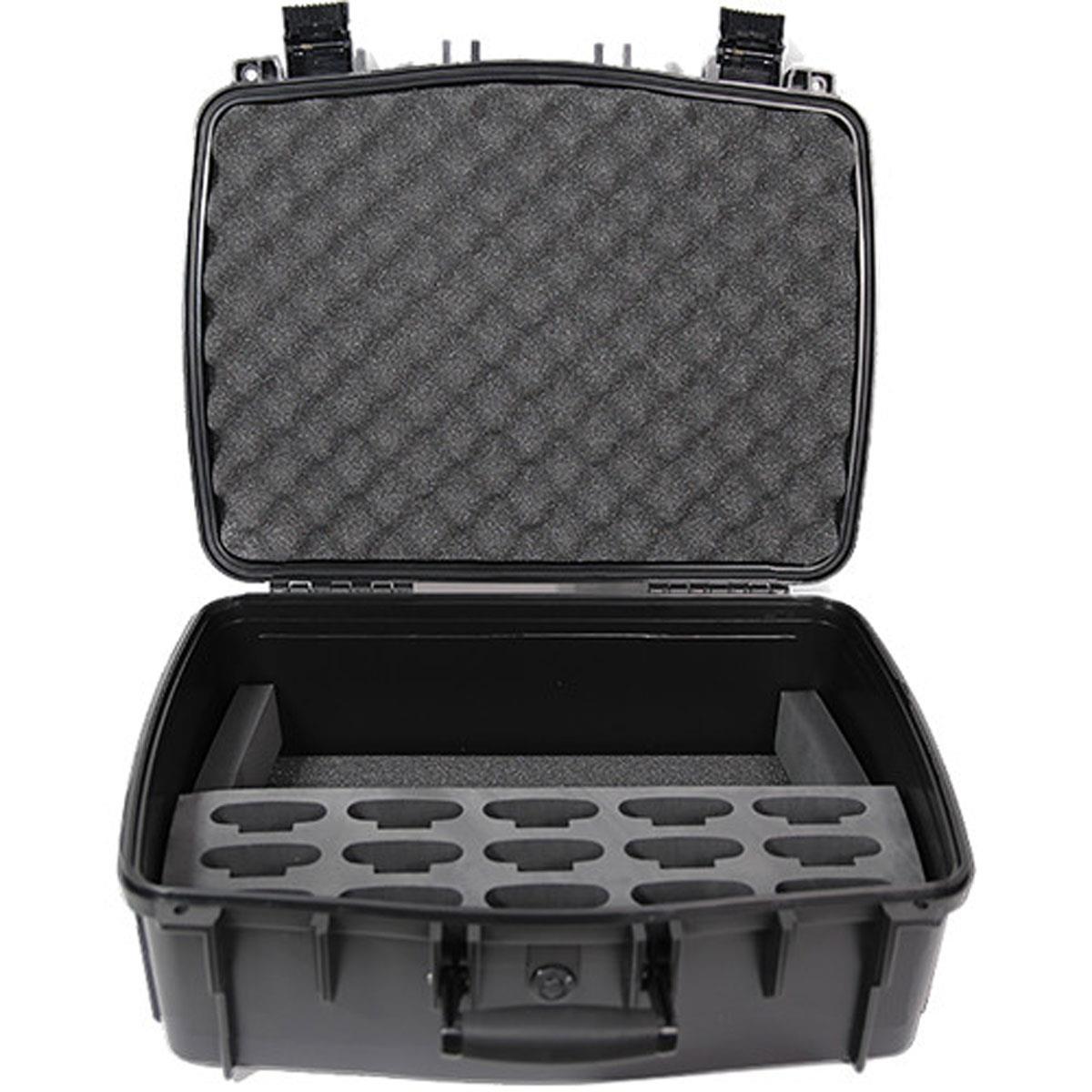 Image of Williams Sound Water Resistant Carry Case with 15 Slot Foam Insert