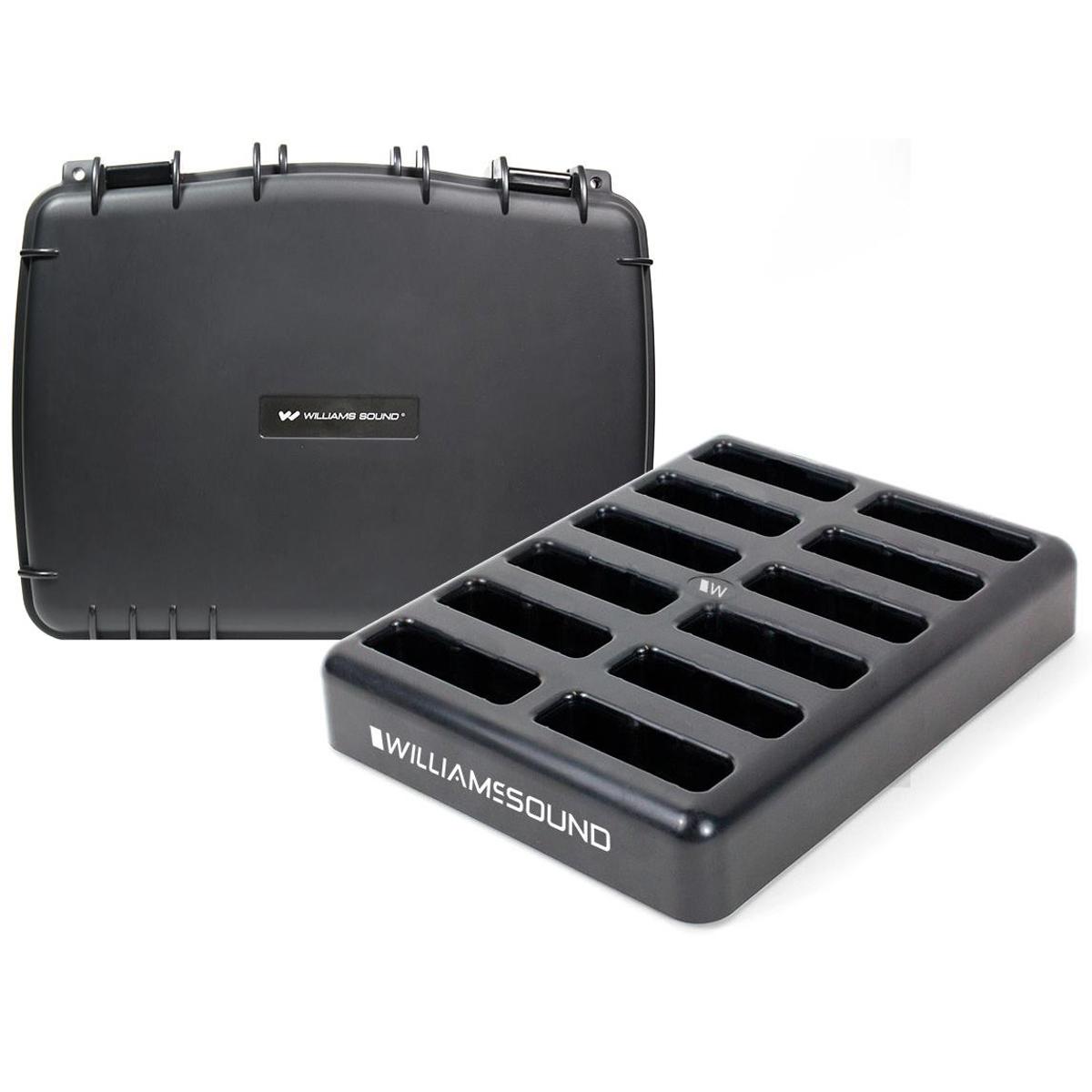 

Williams Sound 12-Bay Drop-in Charger w/ Case, Digi-Wave Transceivers/Receivers