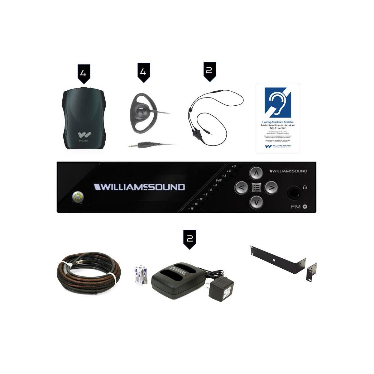 Image of Williams Sound FM 557 Pro Plus Dual FM &amp; Wi-Fi Listening System
