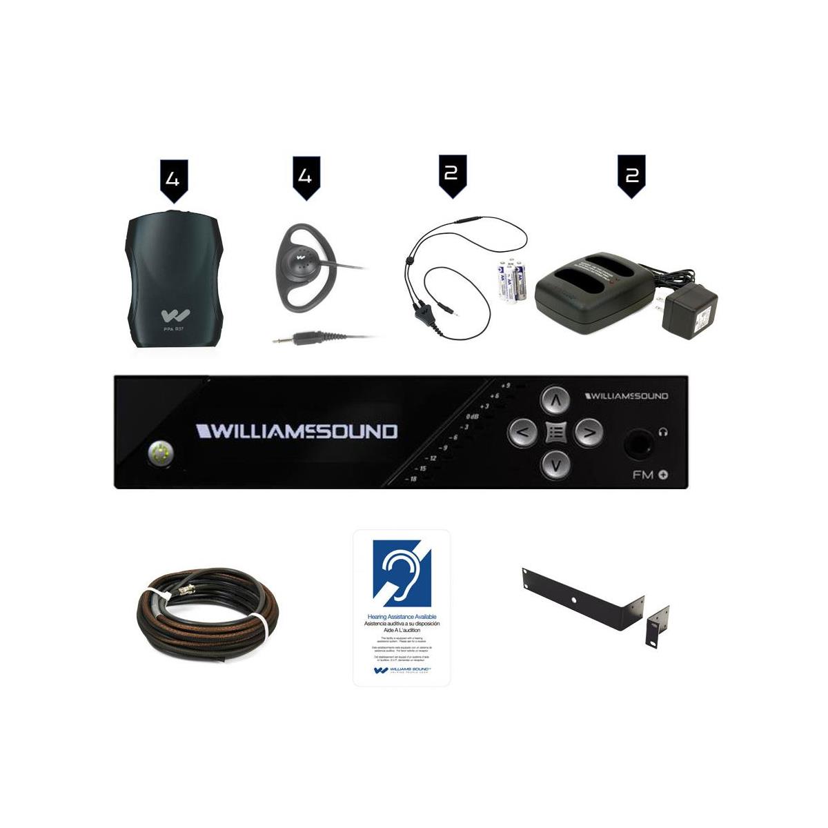 Image of Williams Sound FM 557 Pro D Plus Dual FM &amp; Wi-Fi Listening System