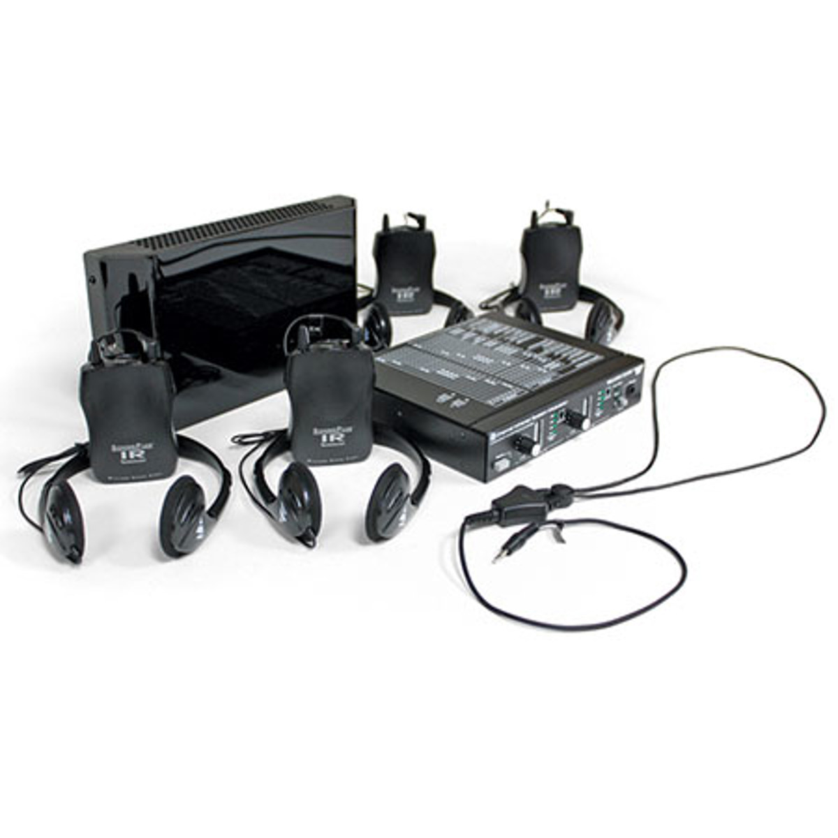 

Williams Sound 2-Ch Infrared Courtroom System with WIR RX22-4 Receivers, Black