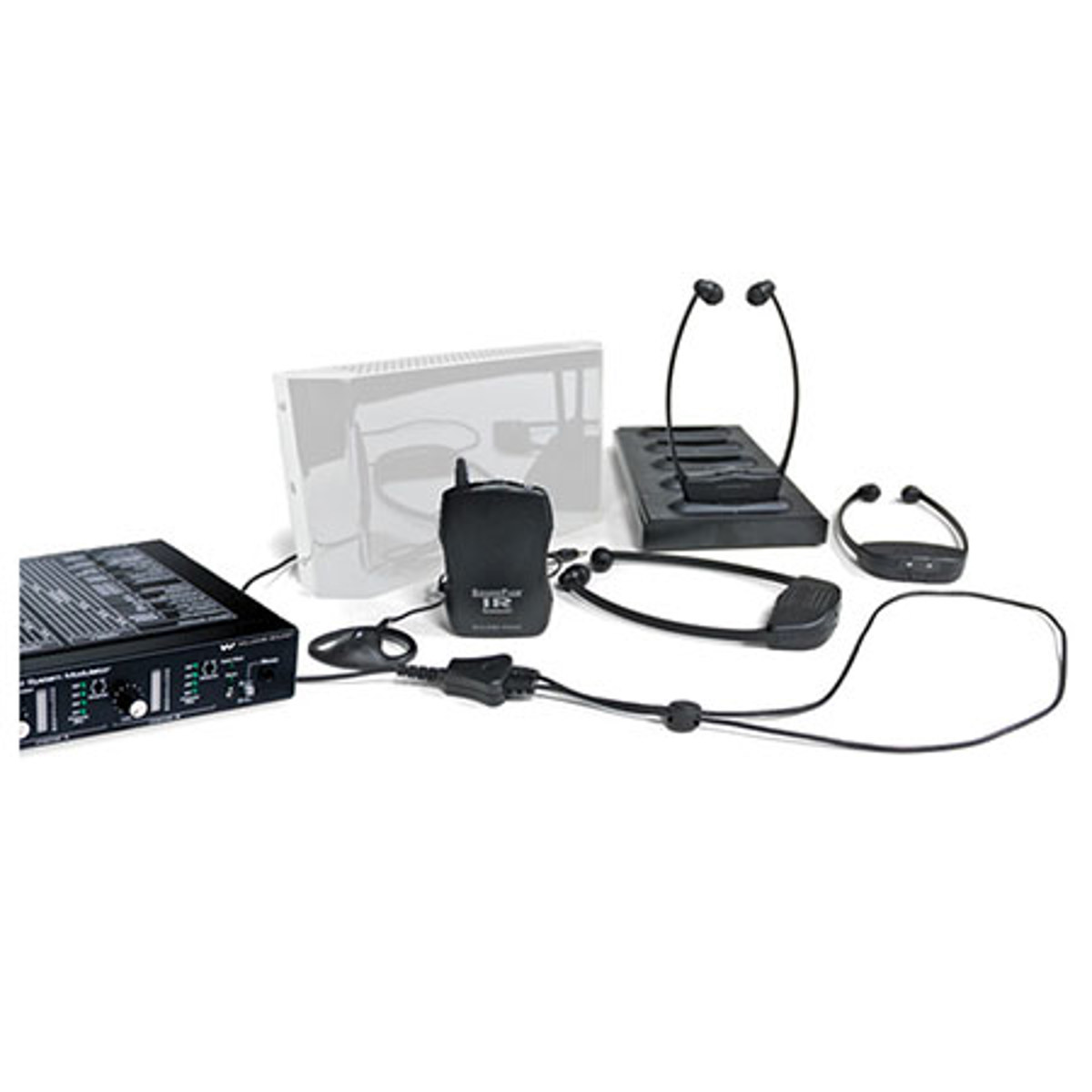 

Williams Sound 2-Ch Infrared Courtroom System with WIR RX18 Receivers, White