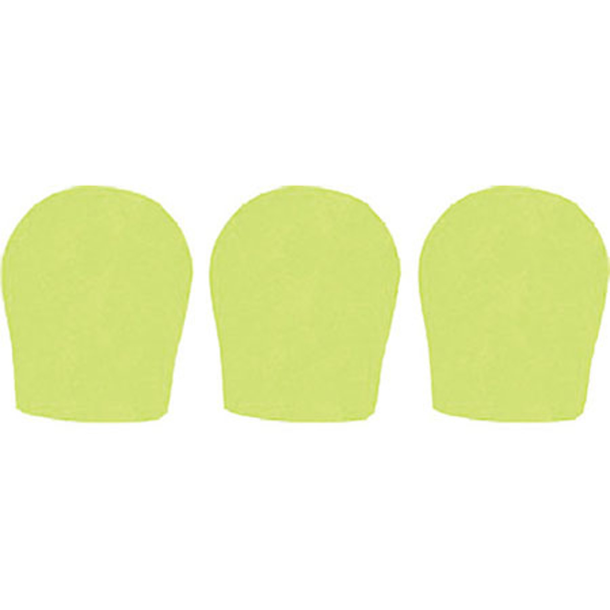 

WindTech 300P Series Windscreen, Inside Diameter 1.375", 3-Pack, Neon Yellow