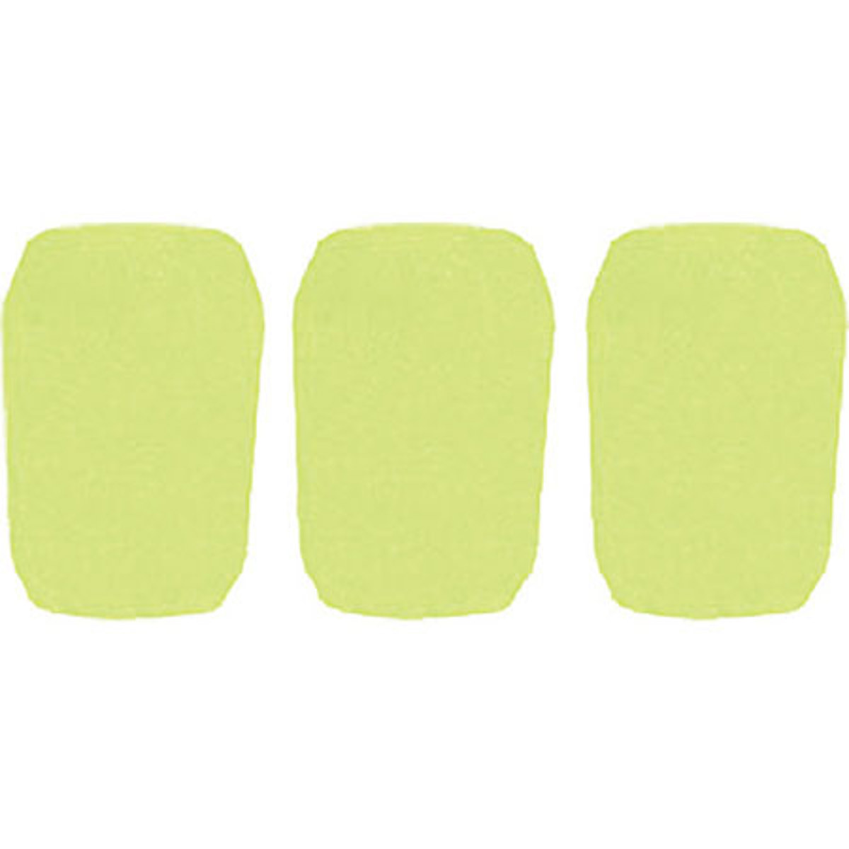 

WindTech 5700P Series Windscreen Inside Diameter 1.0" / - 3-Pack, Neon Yellow