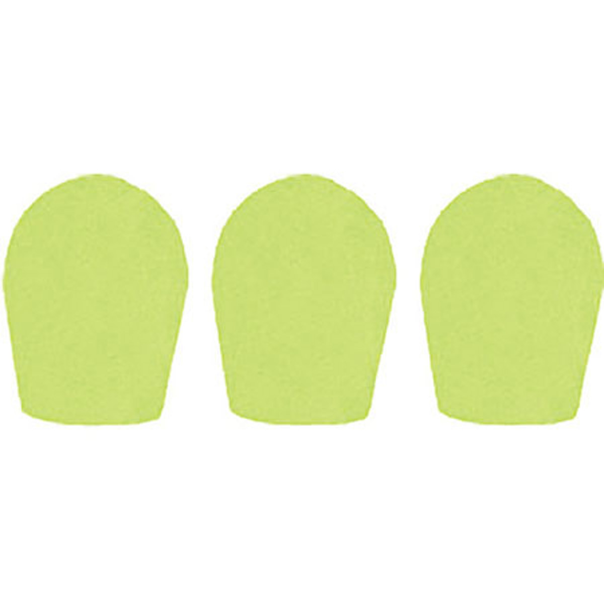 

WindTech 600P Series Windscreen, Inside Diameter 1.0" - 3-Pack, Neon Yellow