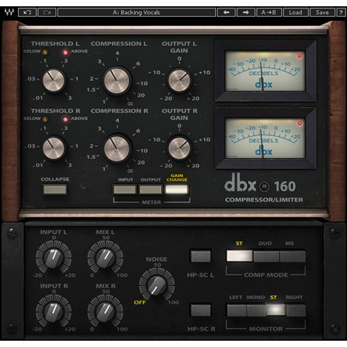 

Waves dbx 160 Compressor / Limiter Plug-In, Native/SoundGrid, Download
