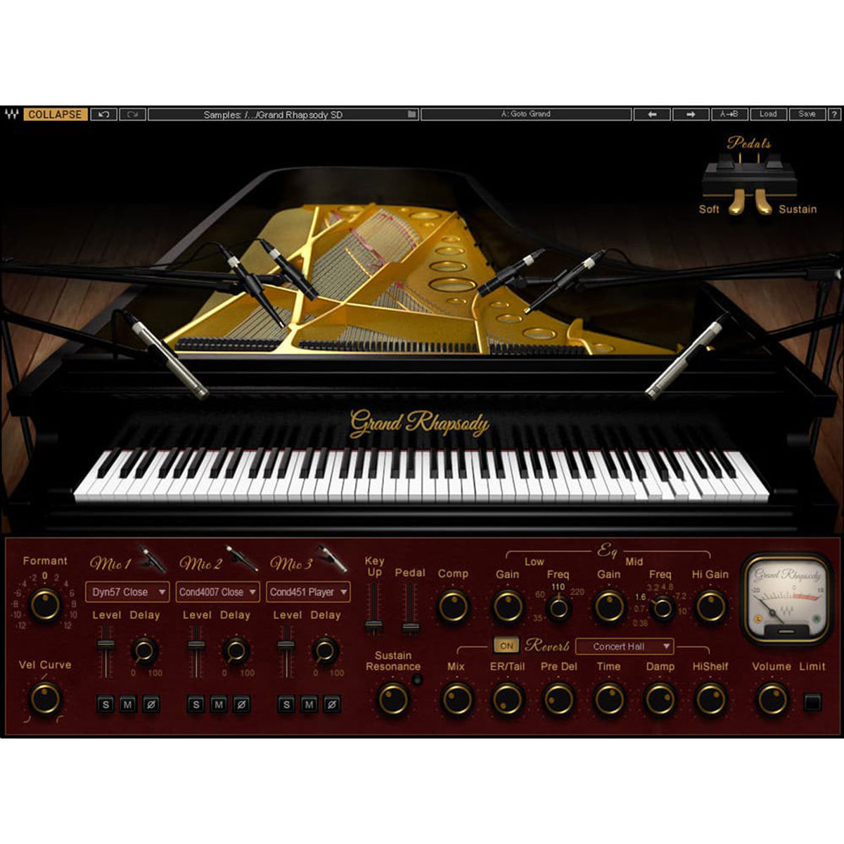

Waves Grand Rhapsody Piano Plug-In, Native/SoundGrid, Download