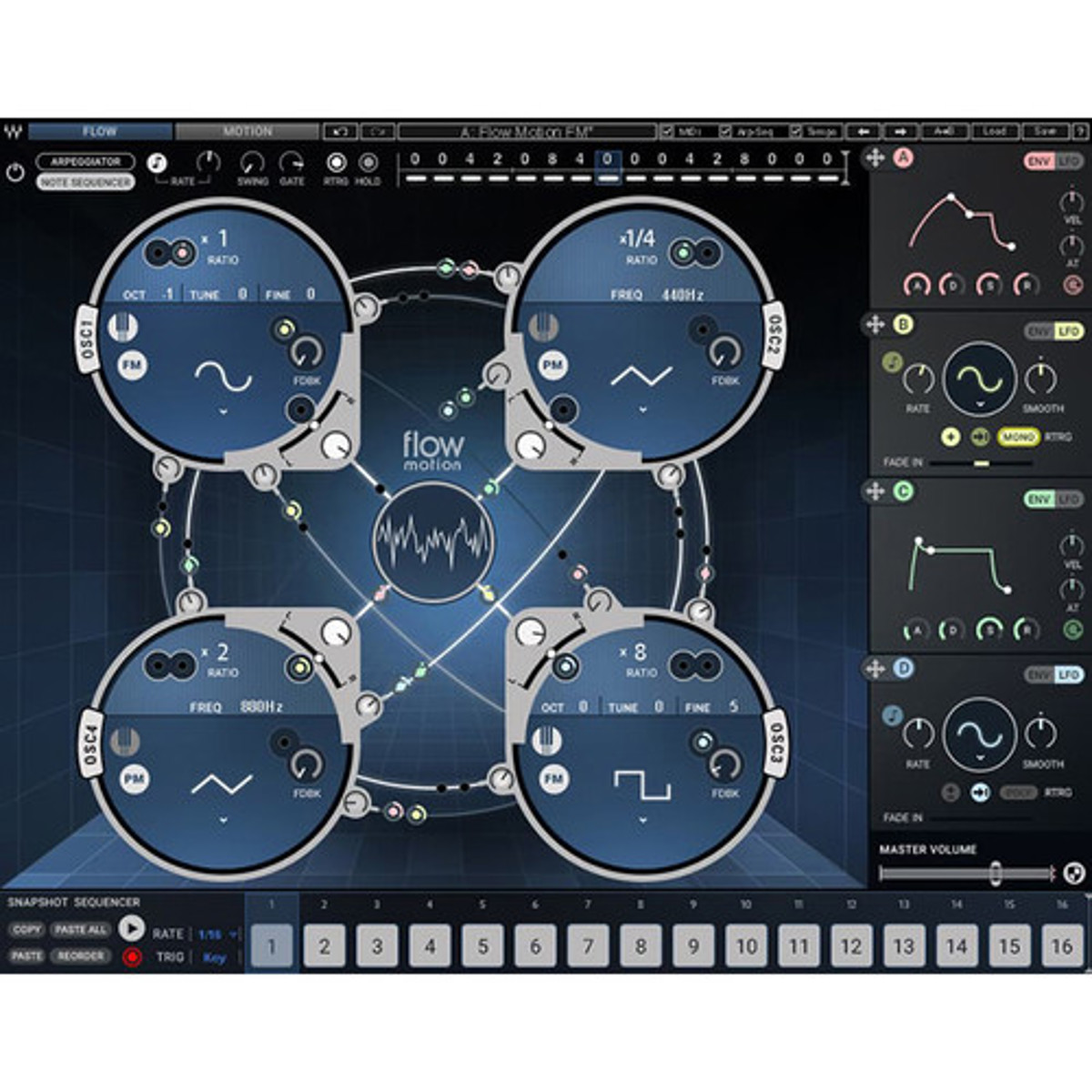 

Waves Flow Motion FM Synth Plug-In, Native/SoundGrid, Download
