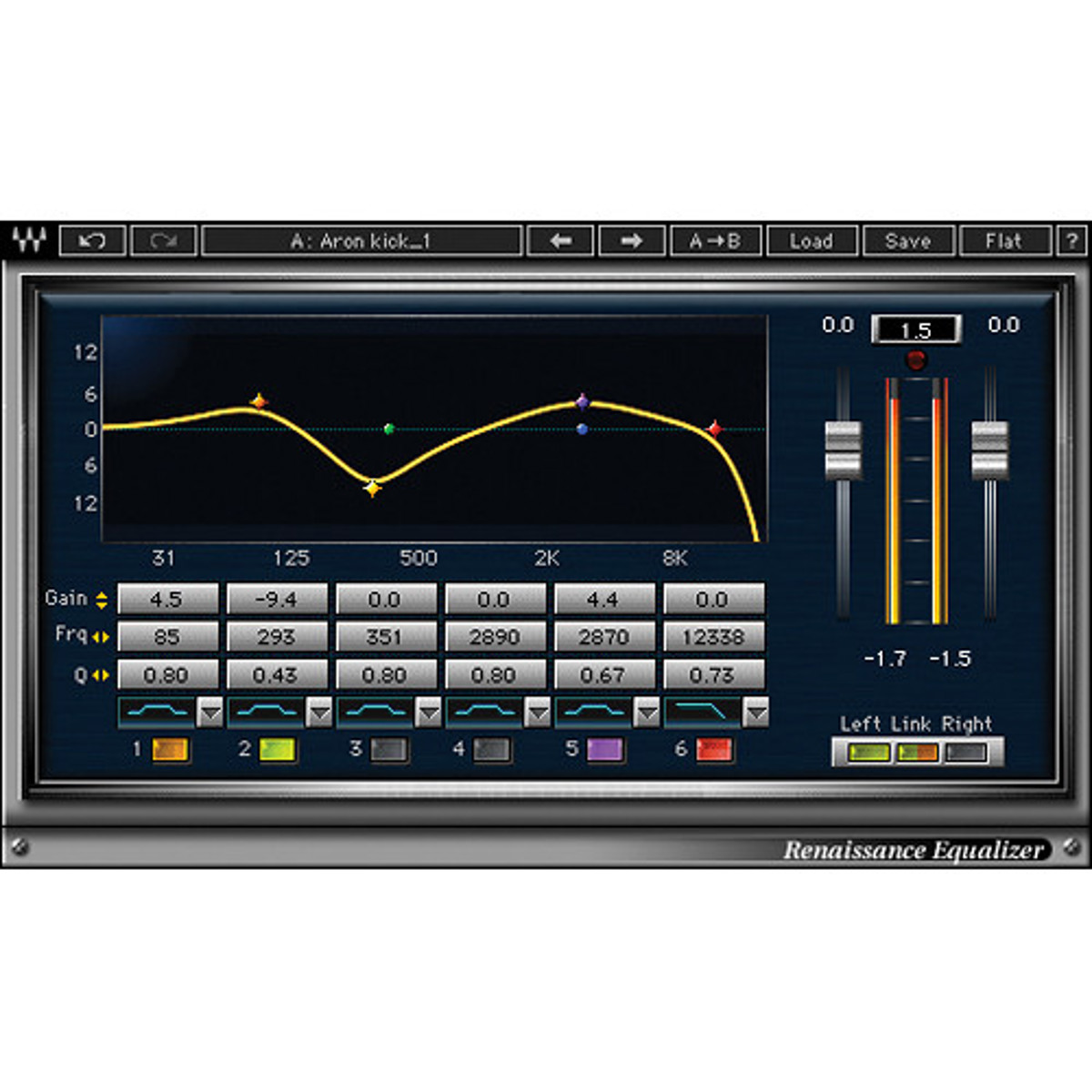 

Waves Renaissance Equalizer Plug-In, Native/SoundGrid, Download